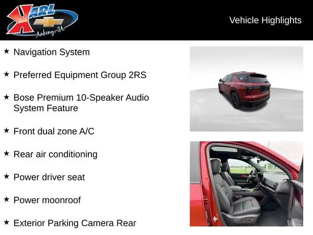 2024 Chevrolet Traverse AWD RS