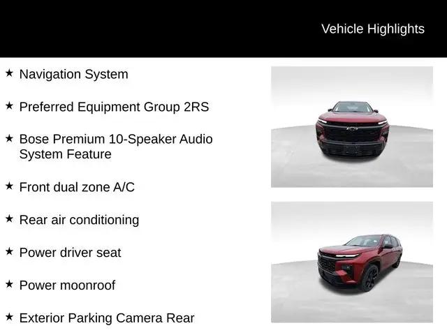 2024 Chevrolet Traverse AWD RS