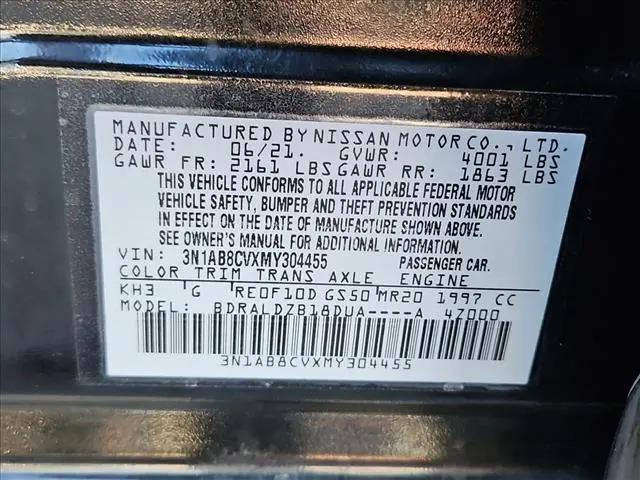 2021 Nissan Sentra SV Xtronic CVT