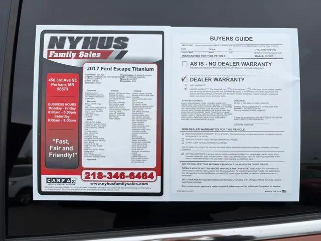 2017 Ford Escape Titanium