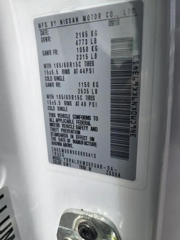 2019 Nissan NV200 S