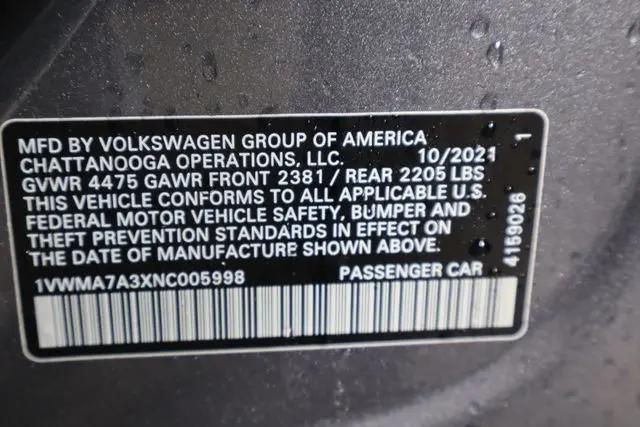 2022 Volkswagen Passat 2.0T R-Line