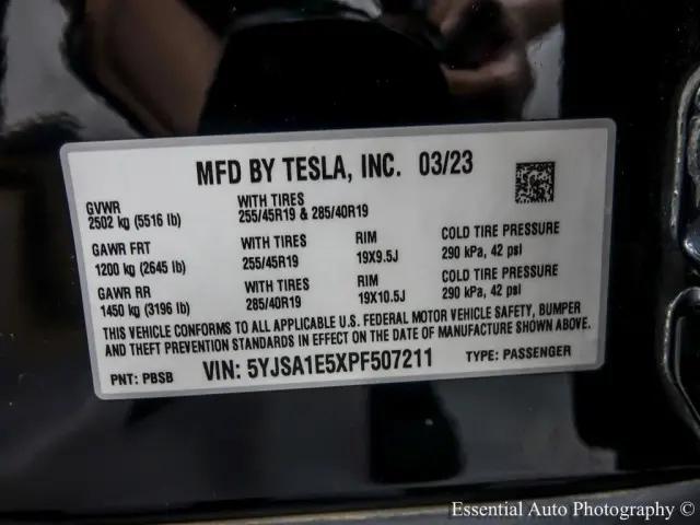 2023 Tesla Model S Standard Range