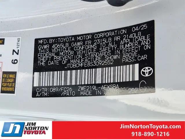 2025 Toyota Corolla Hybrid SE