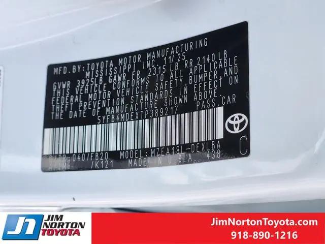 2026 Toyota Corolla LE