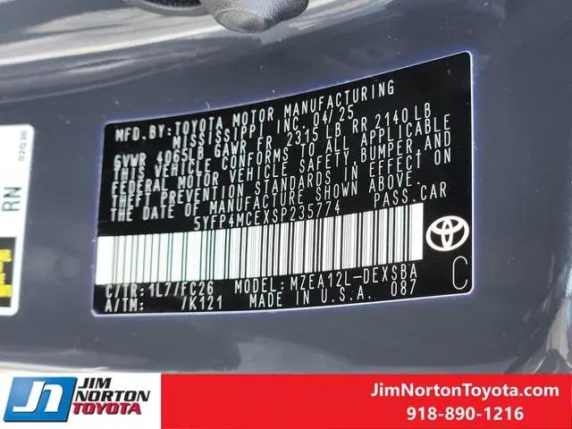 2025 Toyota Corolla SE