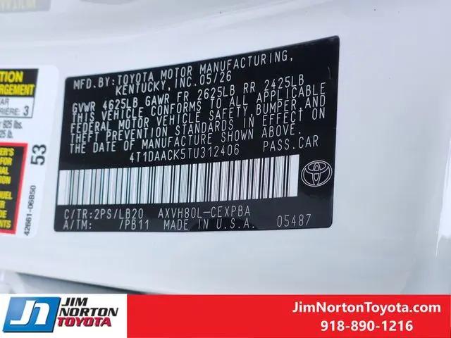2026 Toyota Camry XSE