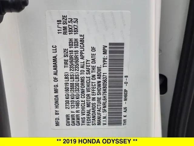 2019 Honda Odyssey EX-L