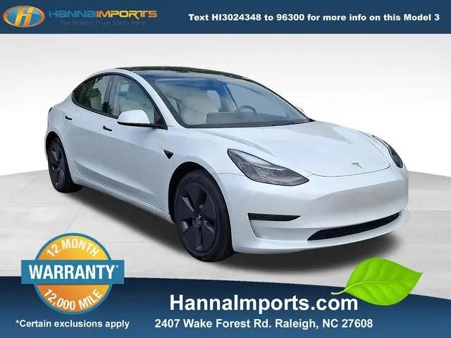 2023 Tesla Model 3 Rear-Wheel Drive for sale in Raleigh, NC