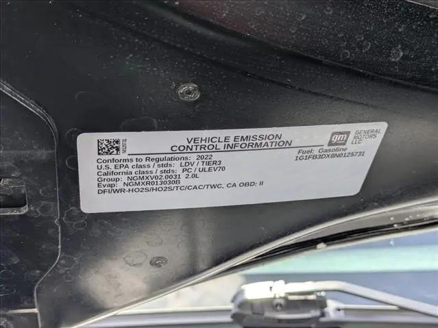 2022 Chevrolet Camaro RWD Convertible 1LT