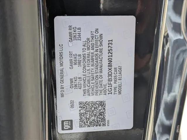 2022 Chevrolet Camaro RWD Convertible 1LT