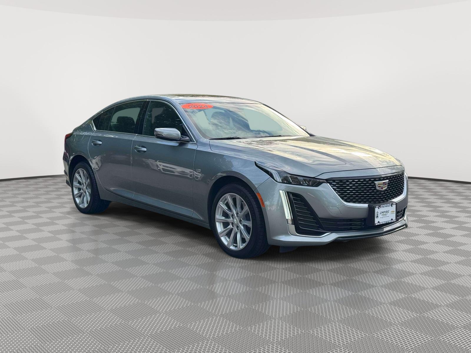 Argent Silver Metallic 2024 Cadillac CT5 Luxury AWD Sedan All-Wheel Drive Automatic