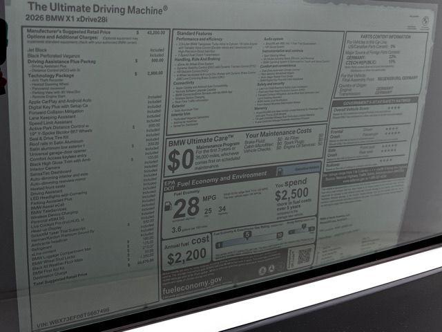 2026 BMW X1 xDrive28i
