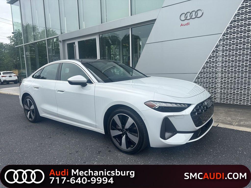 Glacier White Metallic 2025 Audi A5 quattro Premium Plus Sedan Sedan All-Wheel Drive 7-Speed Automatic