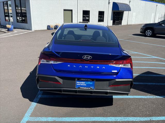 2025 Hyundai Elantra Hybrid Blue