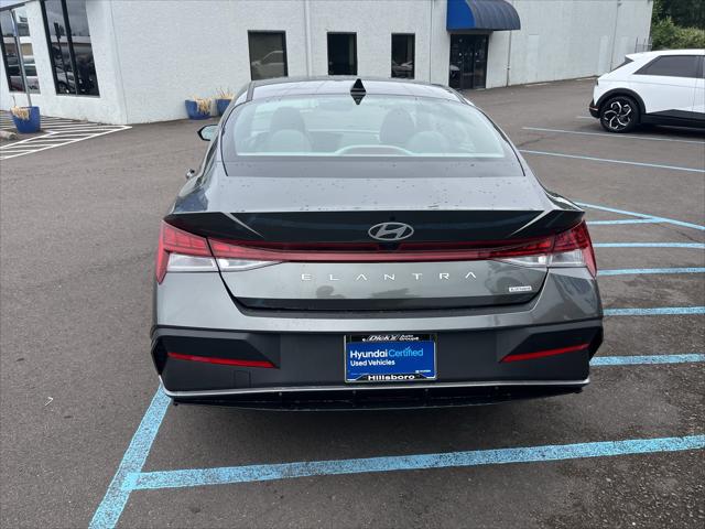 2025 Hyundai Elantra Hybrid Blue