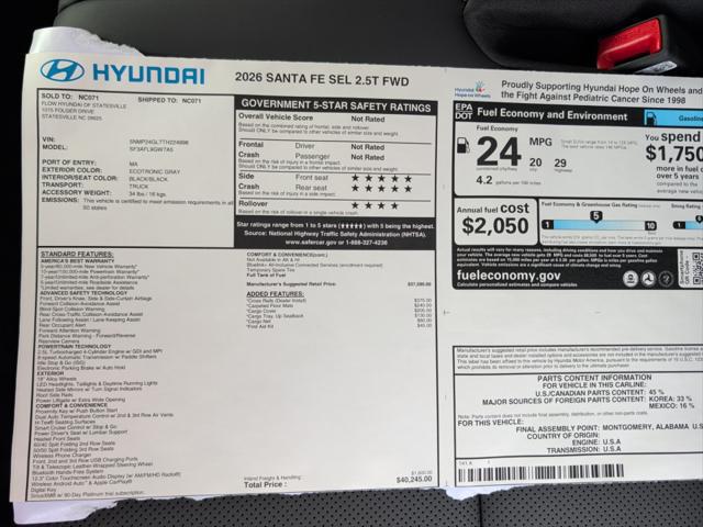 2026 Hyundai Santa Fe SEL