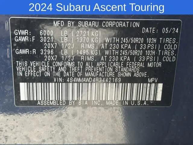 2024 Subaru Ascent Touring 7-Passenger