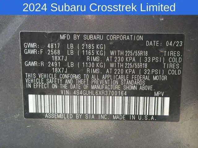 2024 Subaru Crosstrek Limited