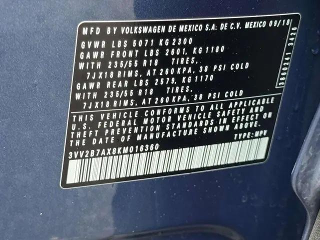 2019 Volkswagen Tiguan 2.0T SEL