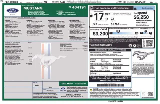 2024 Ford Mustang GT Premium Fastback