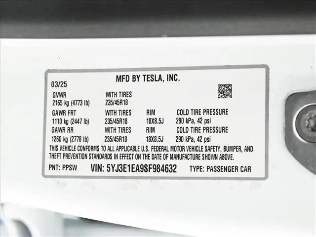 2025 Tesla Model 3 Long Range Rear-Wheel Drive