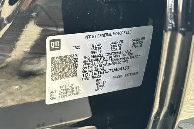 2026 GMC Sierra Extended Range Elevation