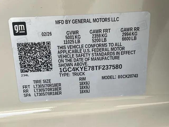 2026 Chevrolet Silverado 2500HD Crew Cab, Standard Bed, XR2, 4WD