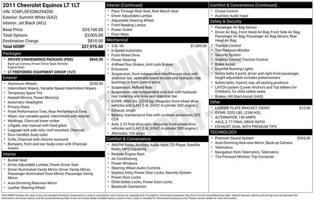 2011 Chevrolet Equinox 1LT
