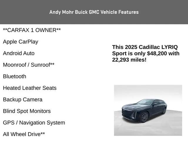2025 Cadillac iQ Sport 1 RWD