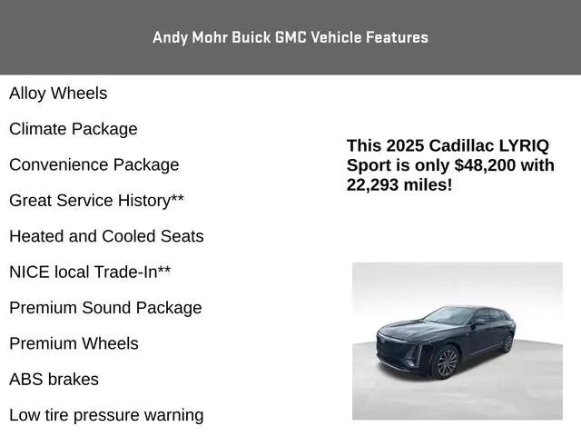 2025 Cadillac iQ Sport 1 RWD