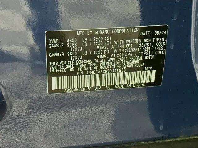 2025 Subaru Outback 2.5i