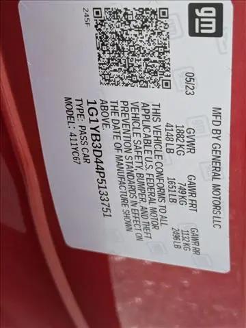 2023 Chevrolet Corvette Stingray RWD Convertible 2LT