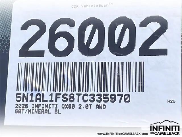 2026 INFINITI QX60 LUXE AWD