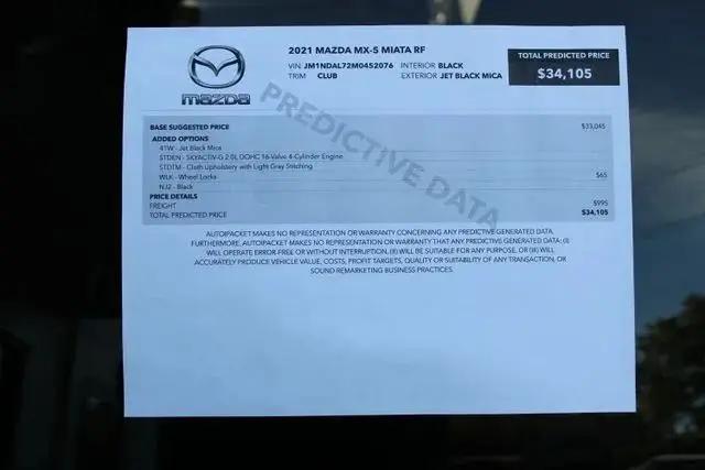 2021 Mazda MX-5 Miata RF Club