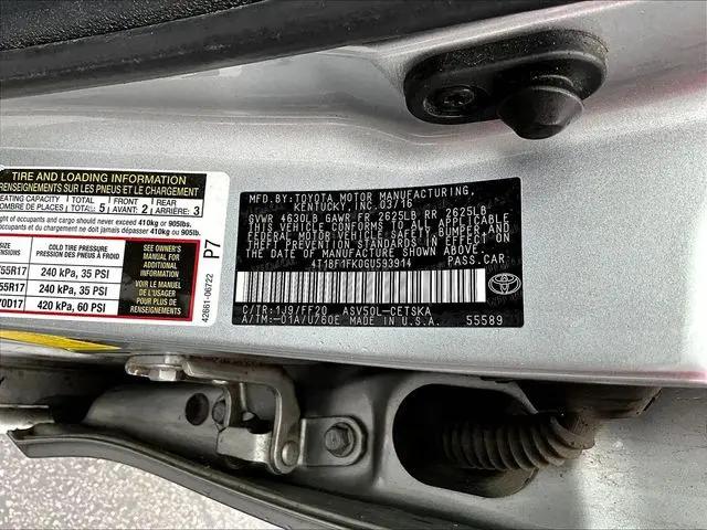 2016 Toyota Camry XLE