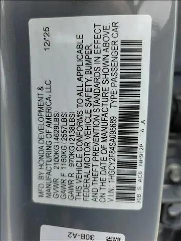 2025 Honda Accord Sedan Touring