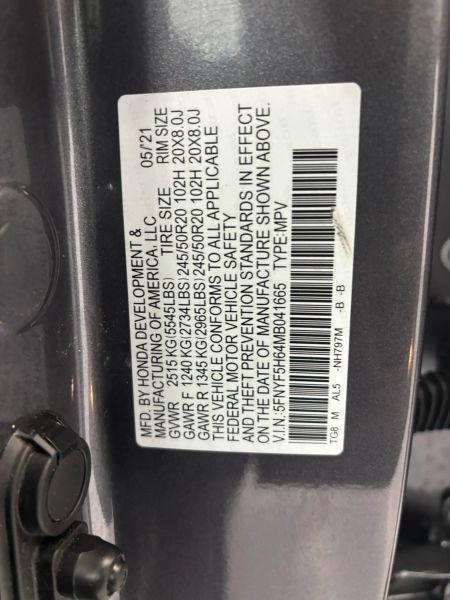 2021 Honda Pilot 2WD Touring 7 Passenger