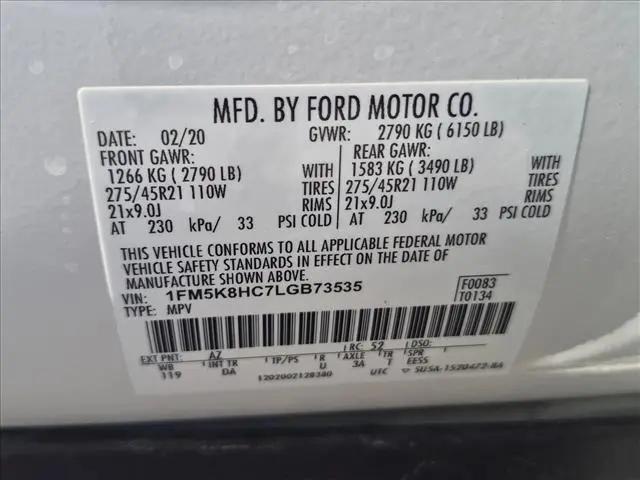 2020 Ford Explorer Platinum