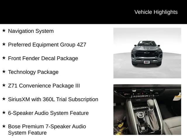 2026 Chevrolet Colorado Z71, 4WD