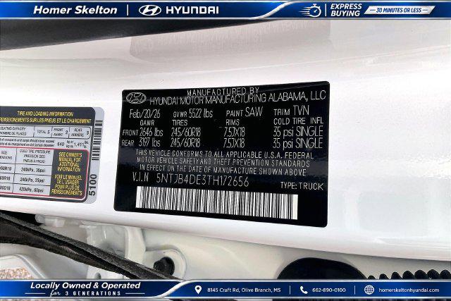 New 2026 Hyundai Santa Cruz SEL For Sale in Olive Branch, MS