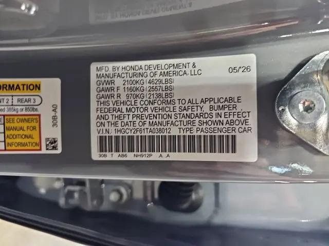 2026 Honda Accord Sedan EX-L