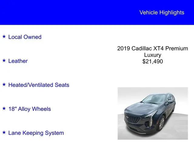 2019 Cadillac XT4 Premium Luxury