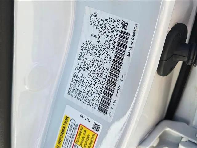 2026 Honda Civic Sport