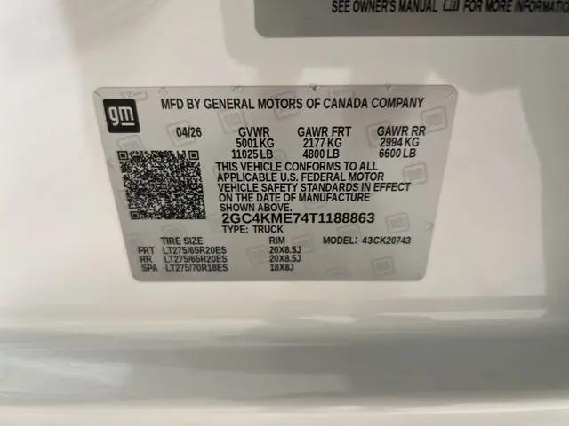2026 Chevrolet Silverado 2500HD Crew Cab, Standard Bed, WT, 4WD