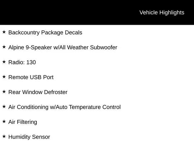 2016 Jeep Wrangler Unlimited Backcountry