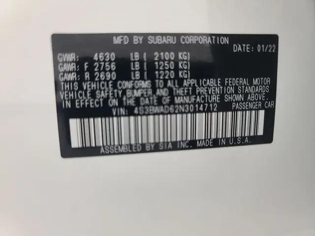 2022 Subaru Legacy Premium