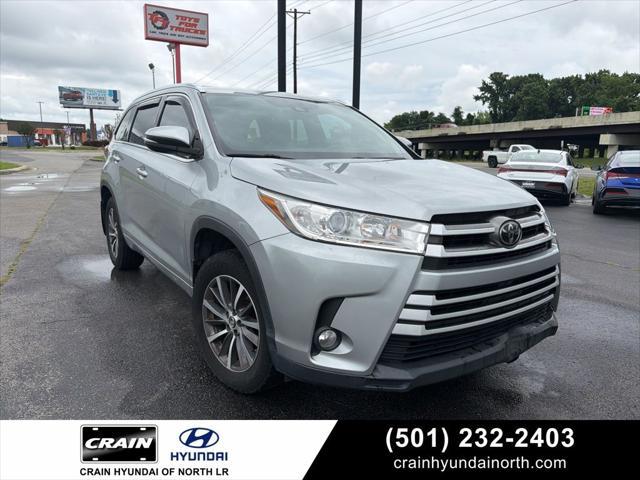 2017 Toyota Highlander XLE for sale in NORTH LITTLE ROCK, AR
