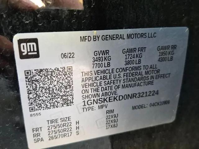 2022 Chevrolet Suburban 4WD RST