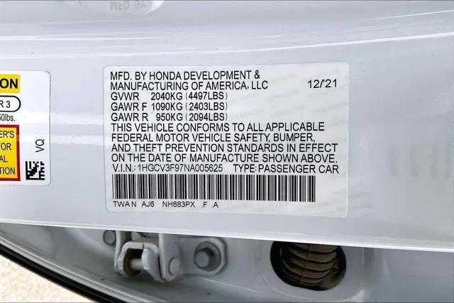 2022 Honda Accord Hybrid Touring